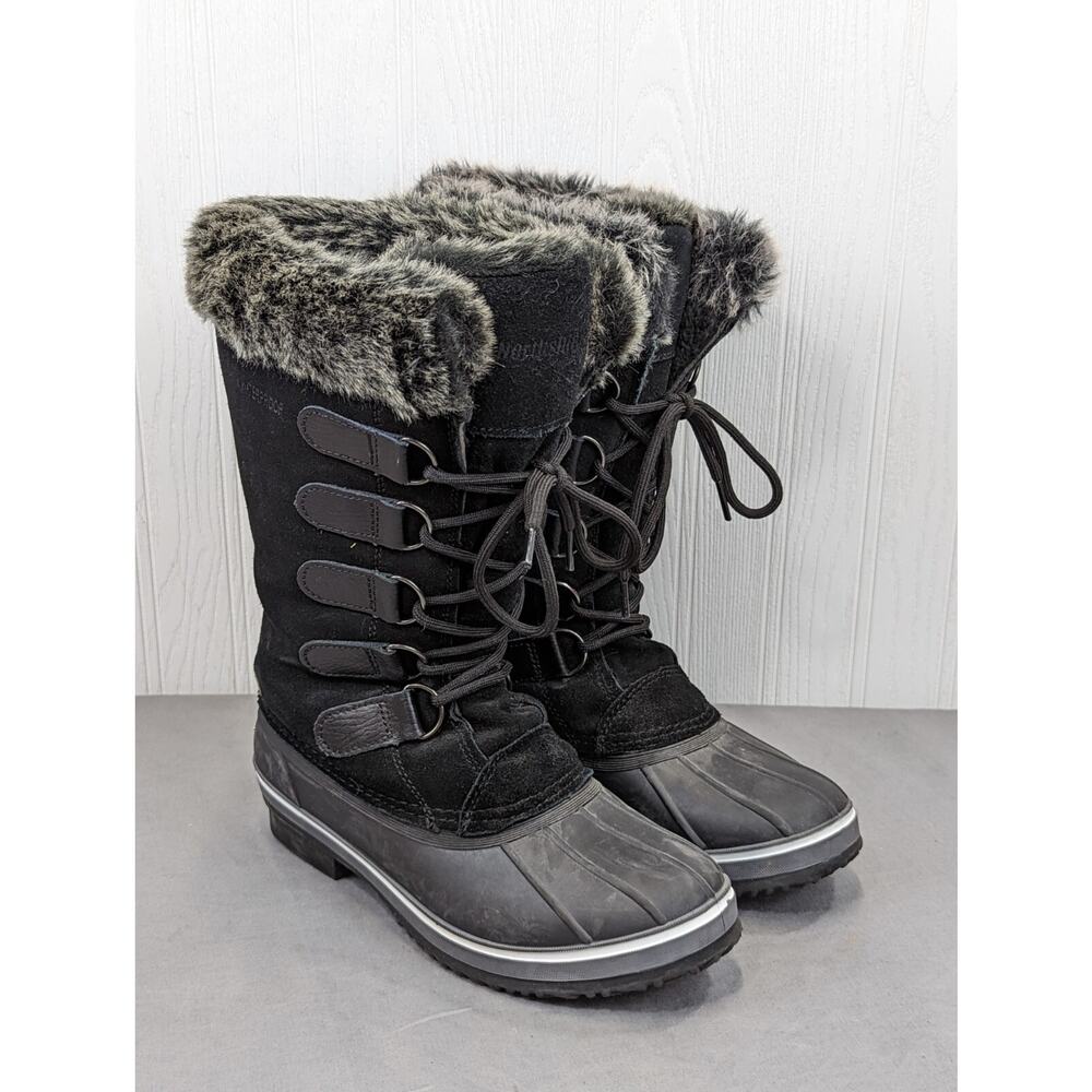 Northside Women's Kathmandu Insulated Tall Winter Suede Snow Boots Size 6